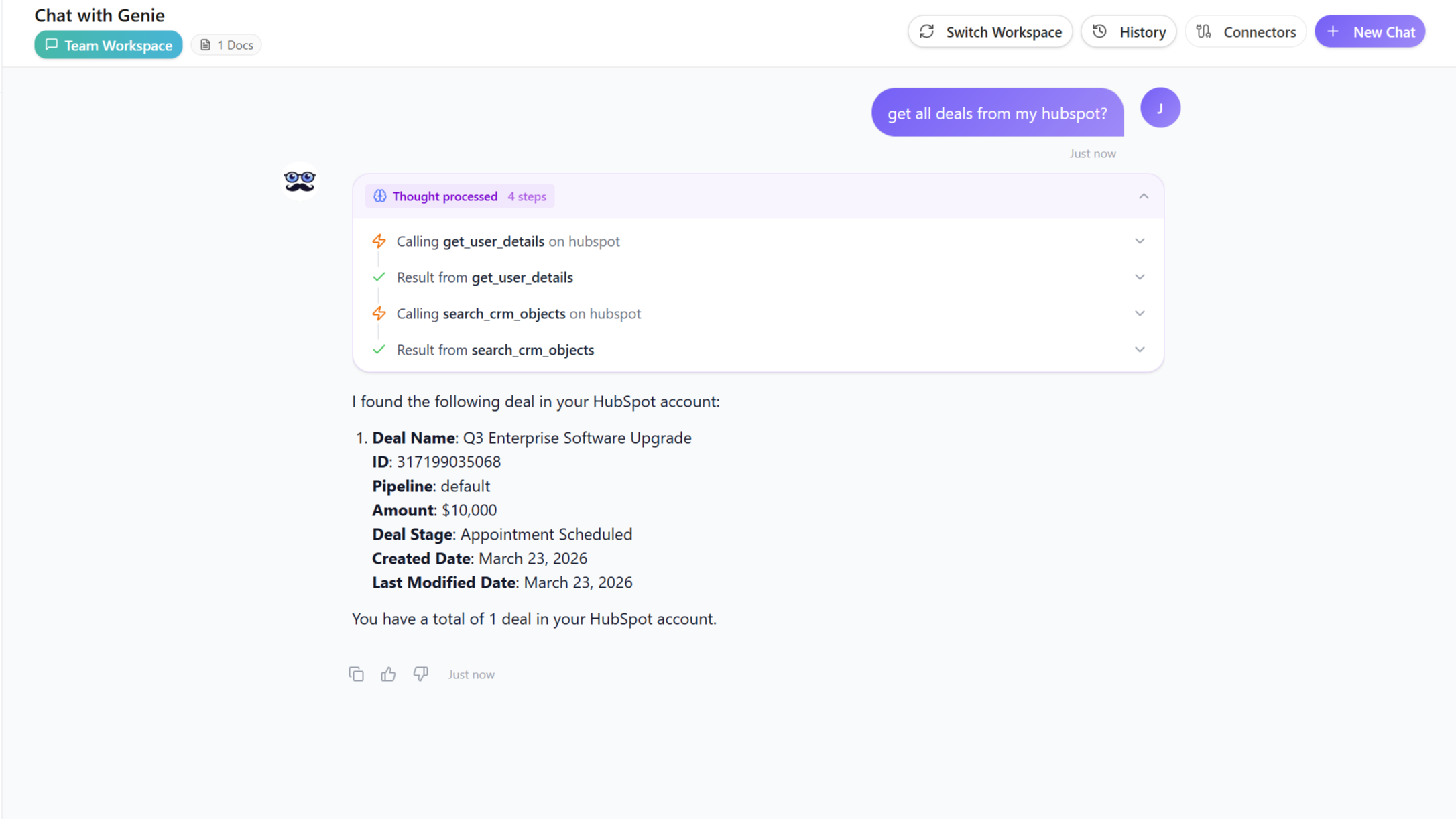 Requêtes en langage naturel dans HubSpot CRM grâce à l'IA