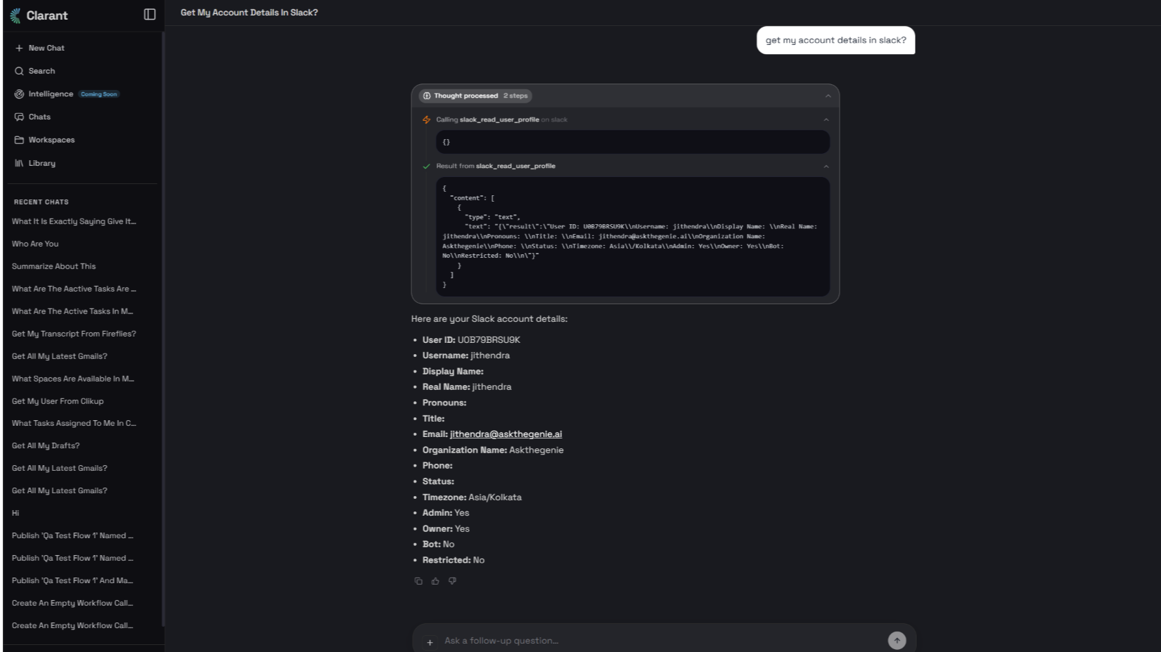 Real-time HubSpot CRM data retrieval using MCP